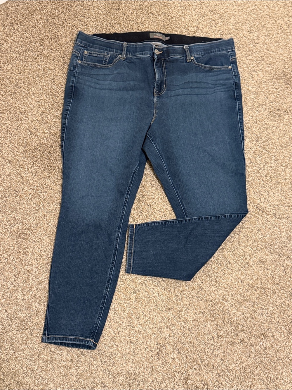torrid Bombshell Skinny High Rise Premium Stretch Dark Indigo Skinny Jeans